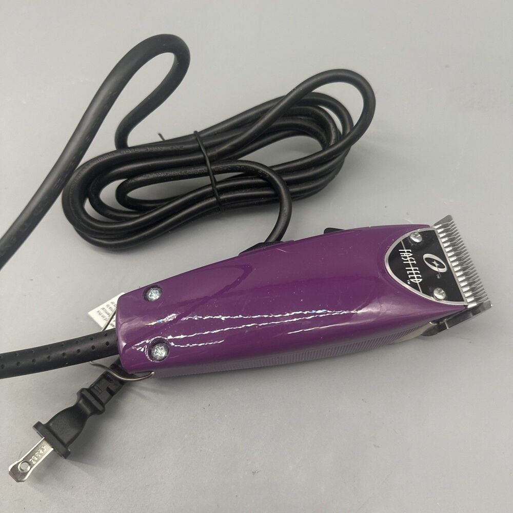 Oster Fast Feed Professional Clippers Hair Trimmers Models 23-310A Purple Rare